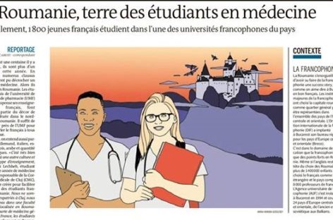 Le Monde a realizat un reportaj despre francezii care studiază medicina la Cluj: “Suntem un beneficiu pentru Franţa, care nu plăteşte nimic pentru formarea noastră”