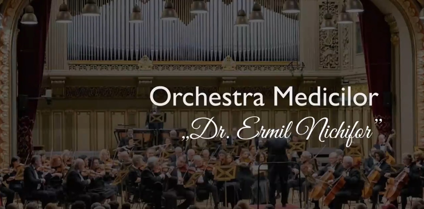 Concert la Ateneul Român al Orchestrei Medicilor "Dr. Ermil Nichifor", în semn de apreciere pentru cadrele medicale