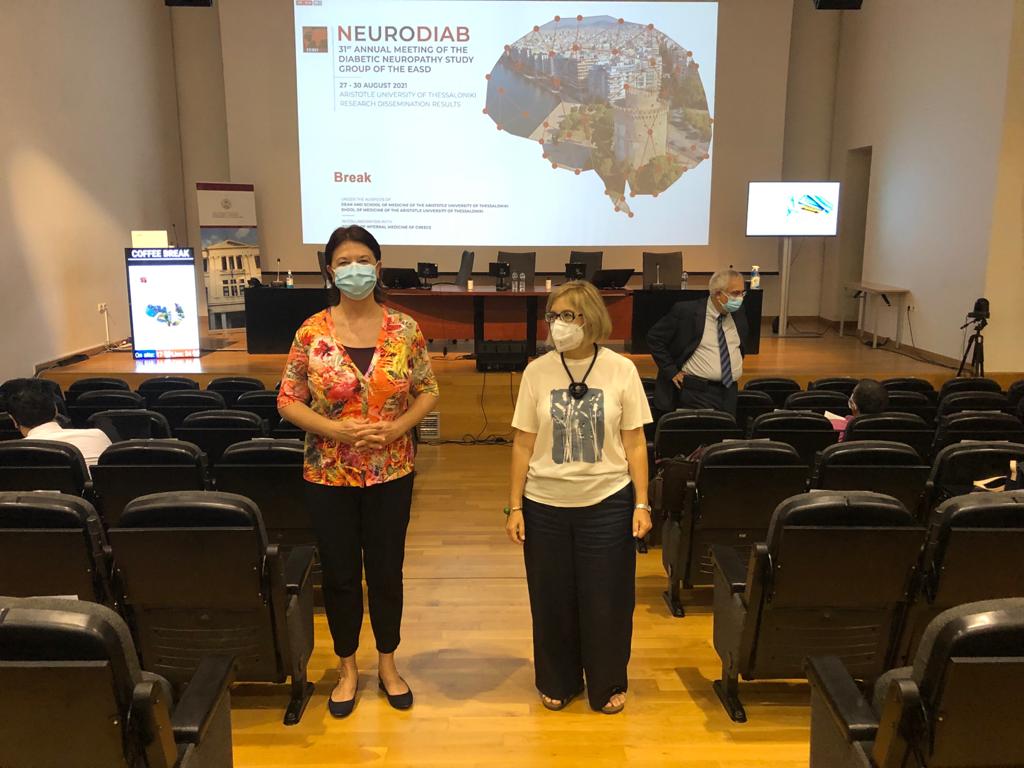 Vincenza Spallone, noul preşedinte al grupului de studiu pentru neuropatie diabetică din cadrul EASD; prof. univ. dr. Gabriela Radulian a devenit membră a grupului