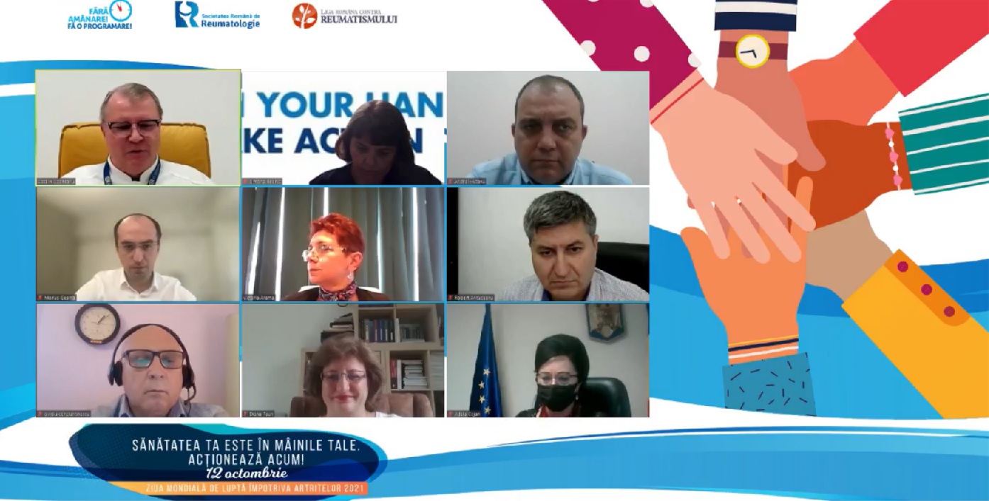 Pacienţii cu boli reumatice din România solicită continuarea tratamentului în valul 4 al pandemiei, pentru a nu risca agravarea afecţiunilor