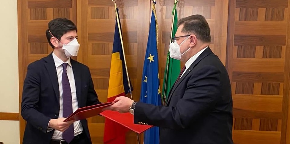 Memorandum de colaborare semnat între ministerele Sănătăţii din România şi Italia
