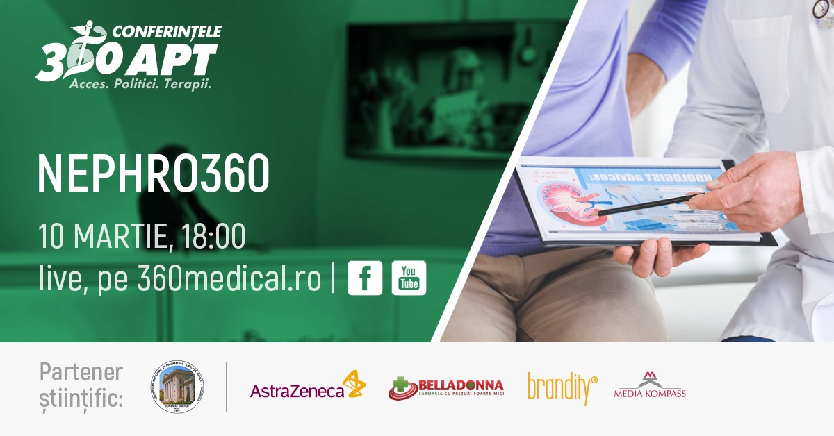 Conf. univ. dr. Camelia Diaconu la Nephro 360: Asocierea insuficienţei cardiace cronice cu boala cronică de rinichi, risc crescut de mortalitate