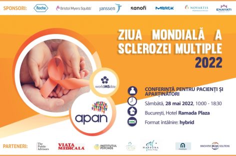 APAN selectează pacienţi cu scleroză multiplă pentru campania ,,Abordarea holistică şi recuperarea începe acum!”