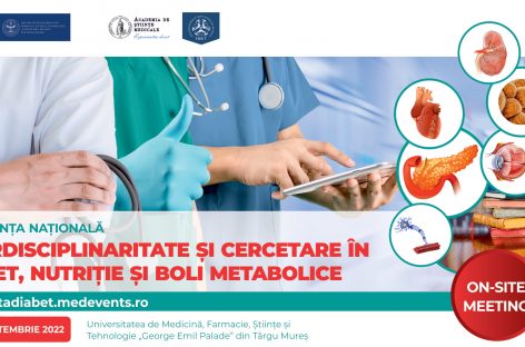 Frecvenţa bolilor metabolice şi de nutriţie este în creştere permanentă, afirmă specialiştii reuniţi la Târgu Mureş, în cadrul Conferinţei Naţionale pentru diabet, nutriţie şi boli metabolice