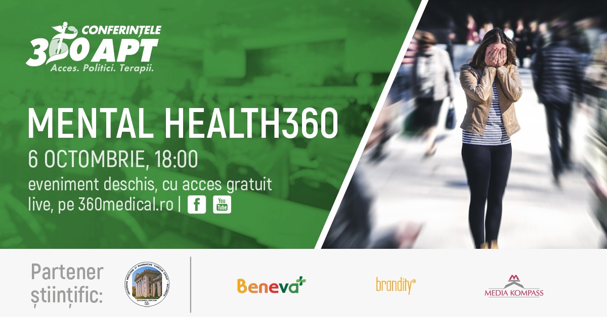 Prof. univ. dr. Mirela Manea participă la Mental Health360: Depresia nu se opreşte doar la cap!